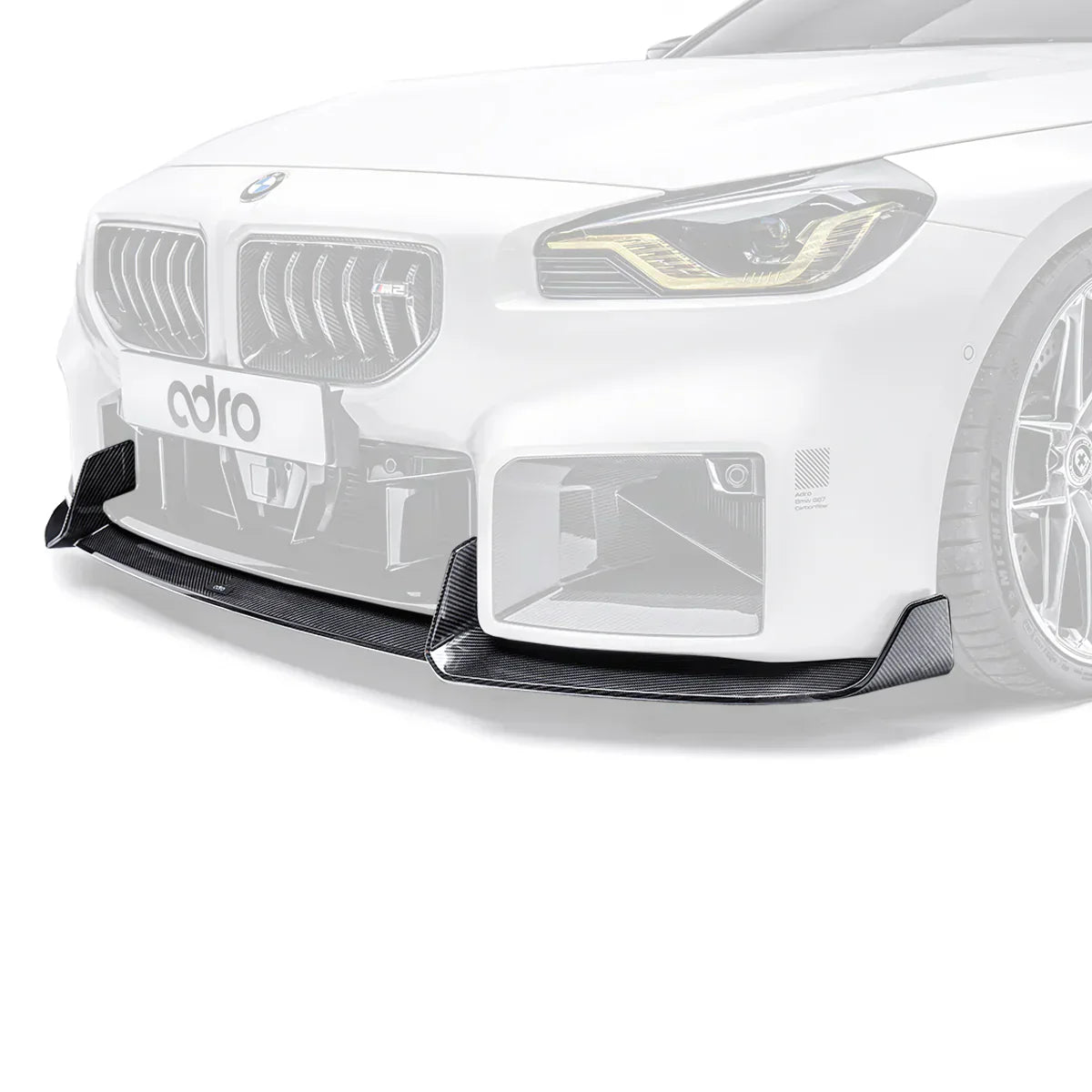 BMW G87 M2 プリプレグ フロントリップ（純正バンパー用）