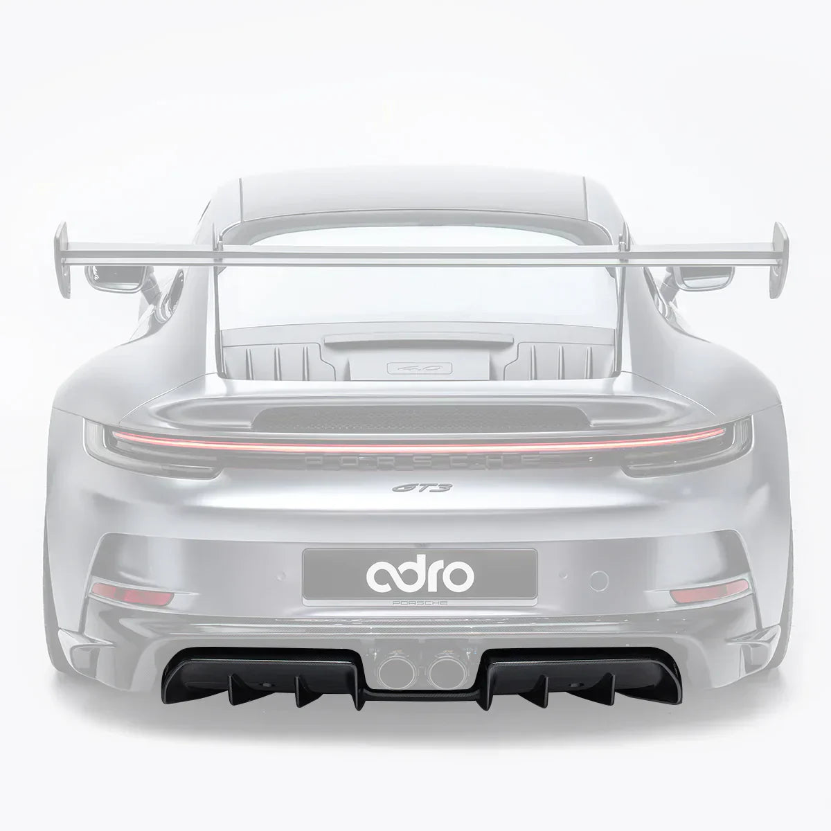 PORSCHE 992.1 GT3 プリプレグ リアディフューザー