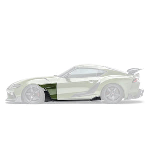 TOYOTA GR SUPRA カーボンファイバー サイドスカート V2