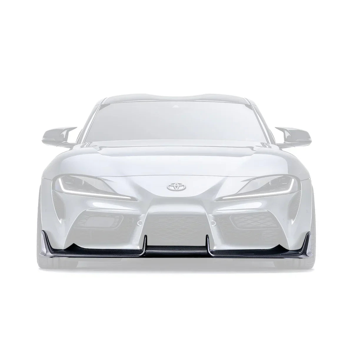 TOYOTA GR SUPRA カーボンファイバー フロントリップ（純正バンパー用）