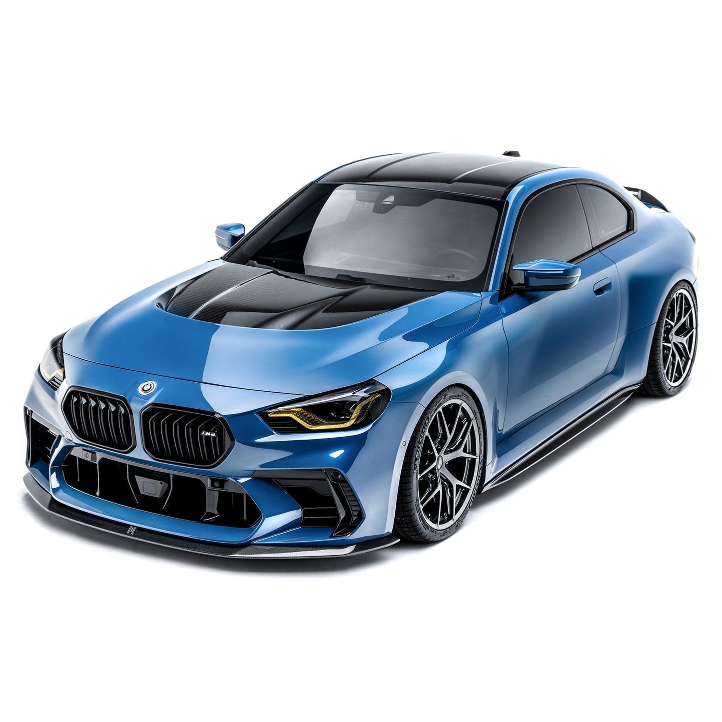BMW G87 M2 カーボンファイバー フロントリップ（ADRO バンパー用）V1