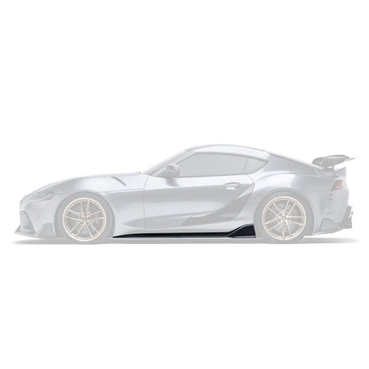 TOYOTA GR SUPRA カーボンファイバー サイドスカート V1