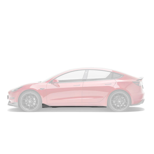 TESLA MODEL 3 プリプレグ サイドスカート V1
