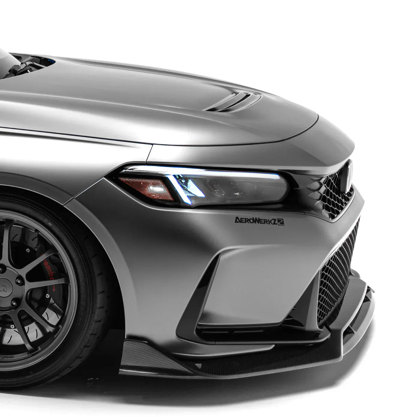 HONDA FL5 CIVIC TYPE R カーボンファイバー フロントリップ