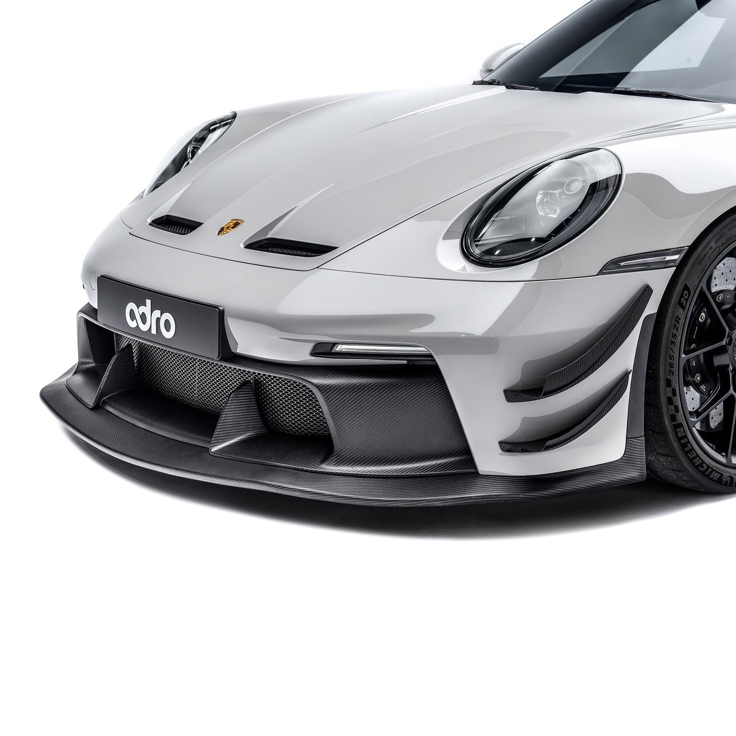 PORSCHE 992.1 GT3 ARD プリプレグ レースフロントスプリッター