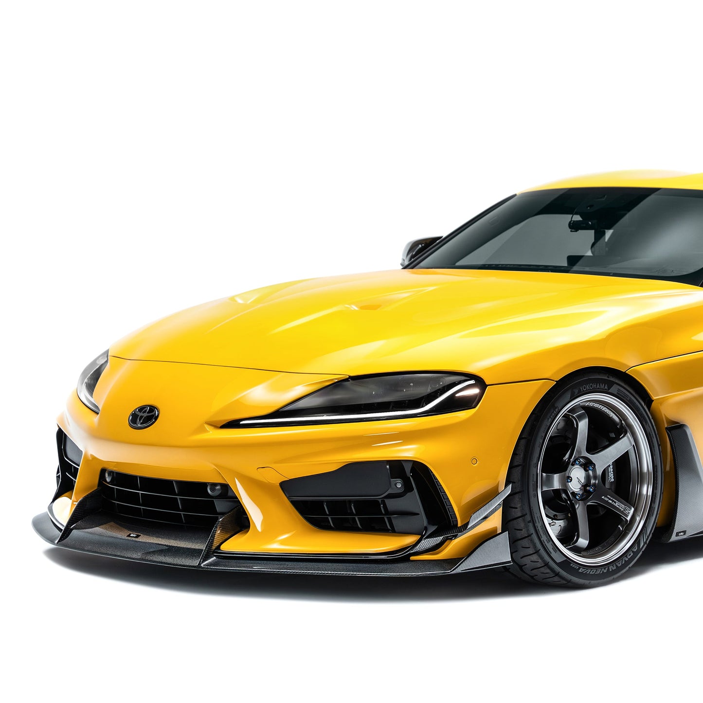 TOYOTA GR SUPRA カーボンファイバー フロントリップ V2（ADROバンパー）