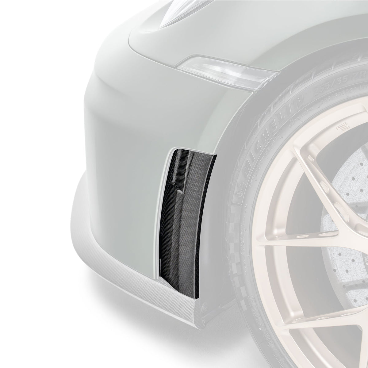 PORSCHE 992.2 GT3 PREPREG CARBON FIBER AIR OUTLETS ADRO US