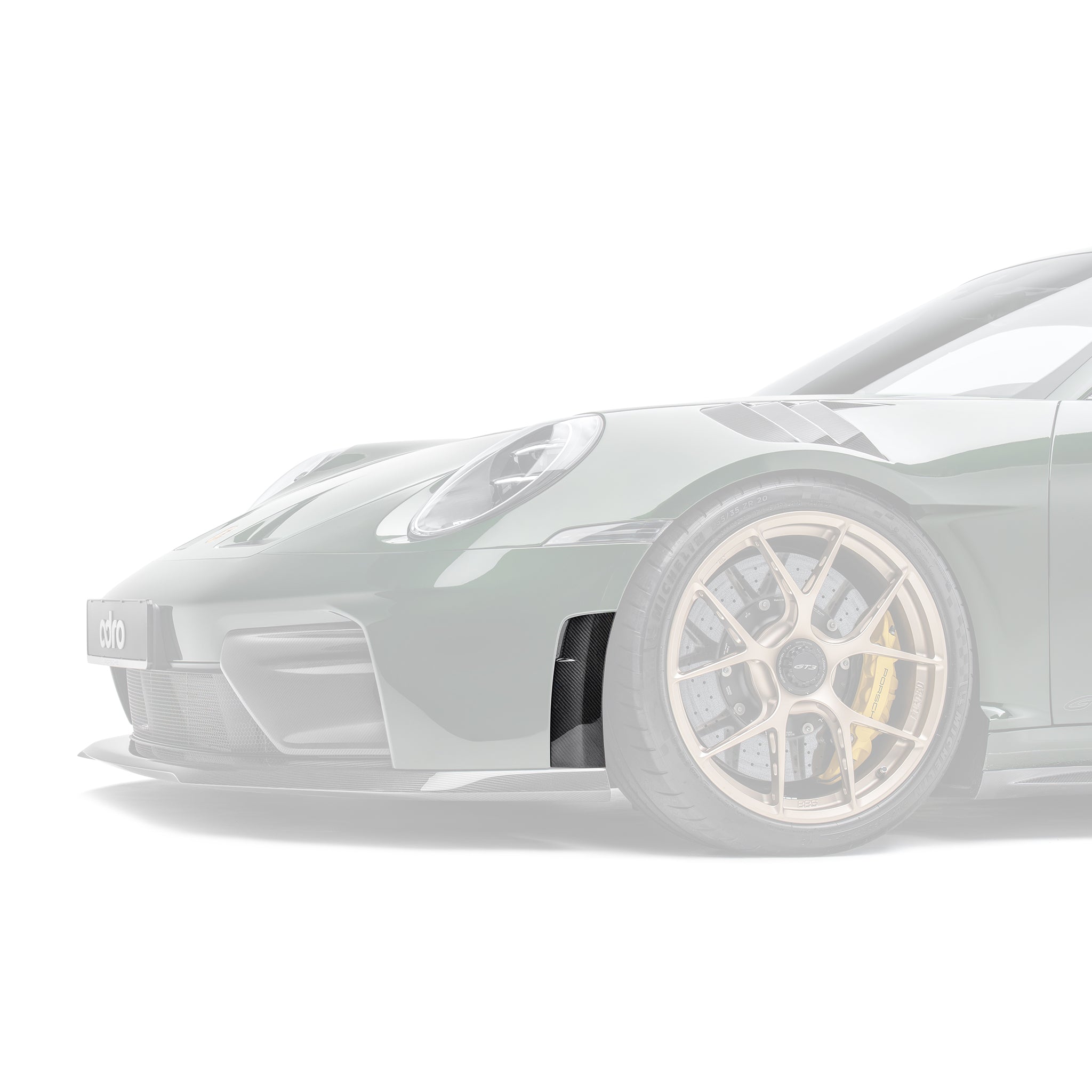 PORSCHE 992.2 GT3 プリプレグカーボンファイバー エアアウトレット