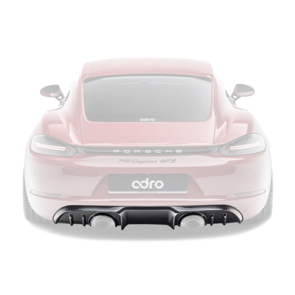 PORSCHE 718 プリプレグ リアディフューザー