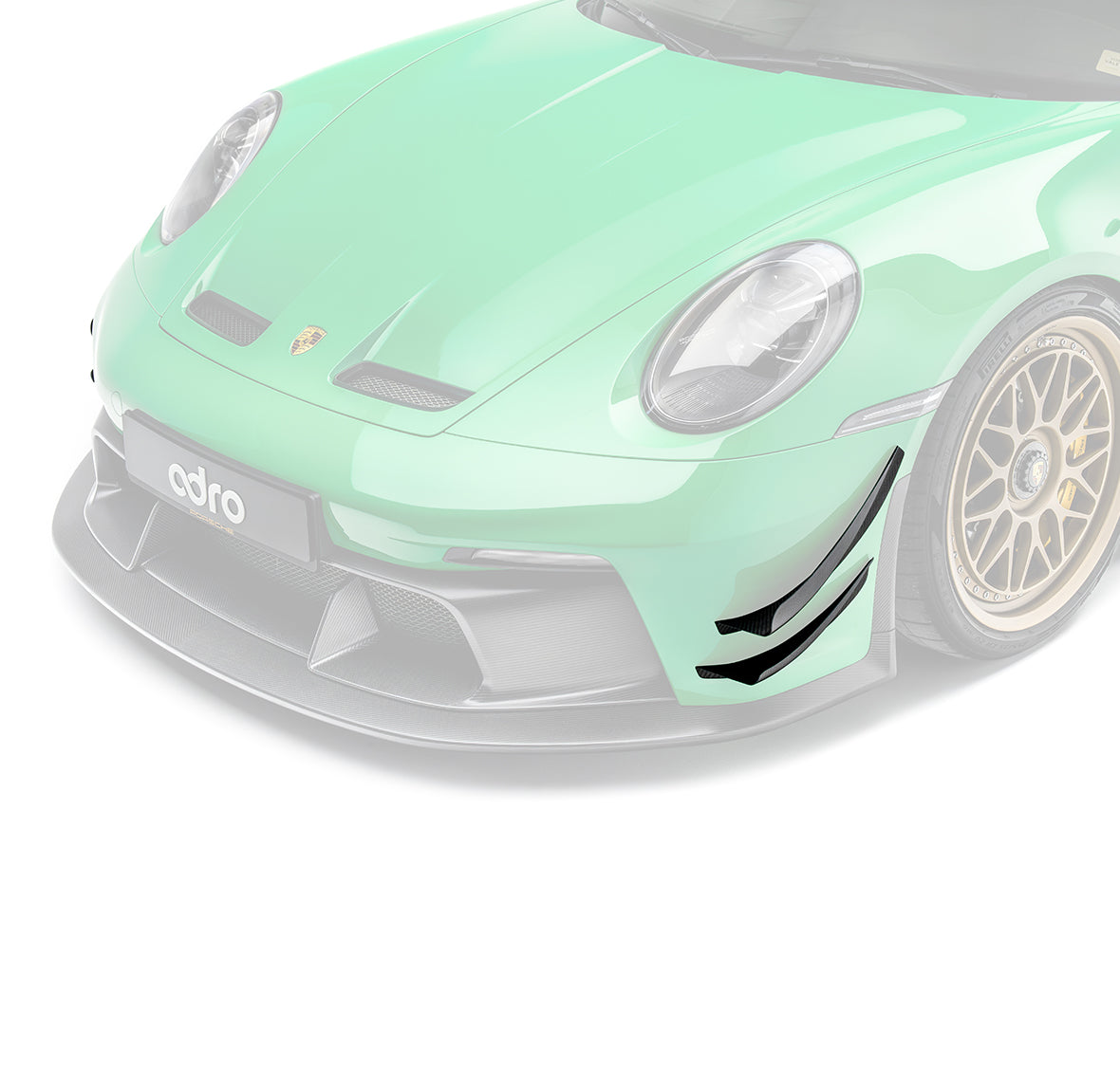 PORSCHE 992.1 GT3 プリプレグ カナード