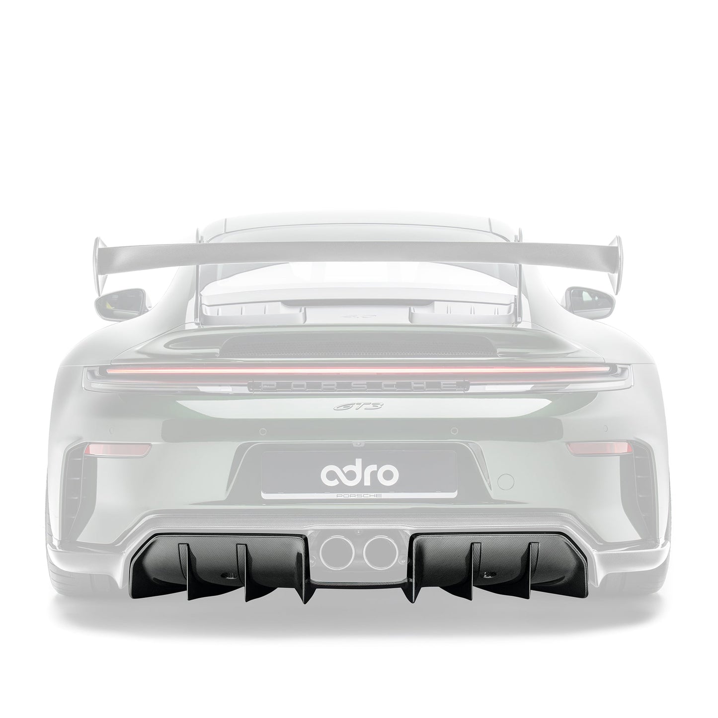 PORSCHE 992.2 GT3 プリプレグカーボンファイバー リアディフューザー