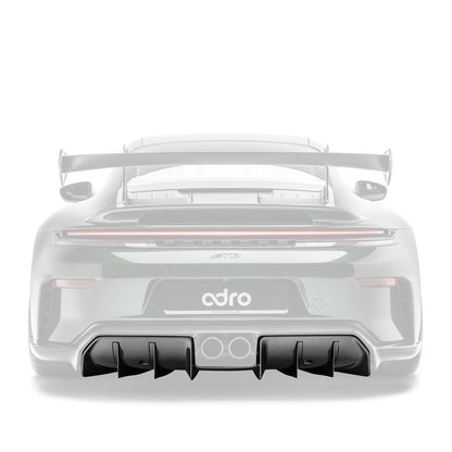 PORSCHE 992.2 GT3 プリプレグカーボンファイバー リアディフューザー