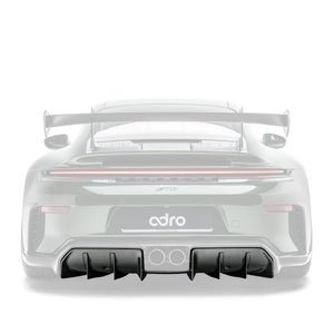 PORSCHE 992.2 GT3 プリプレグカーボンファイバー リアディフューザー