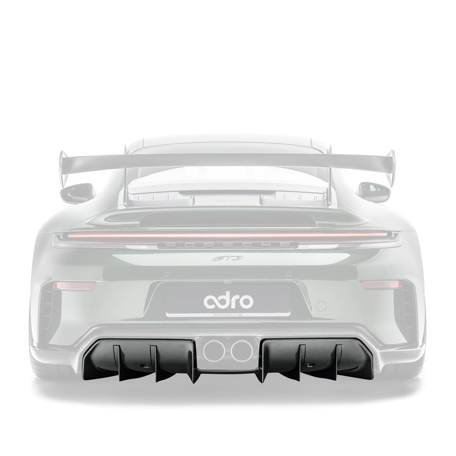 PORSCHE 992.2 GT3 プリプレグカーボンファイバー リアディフューザー