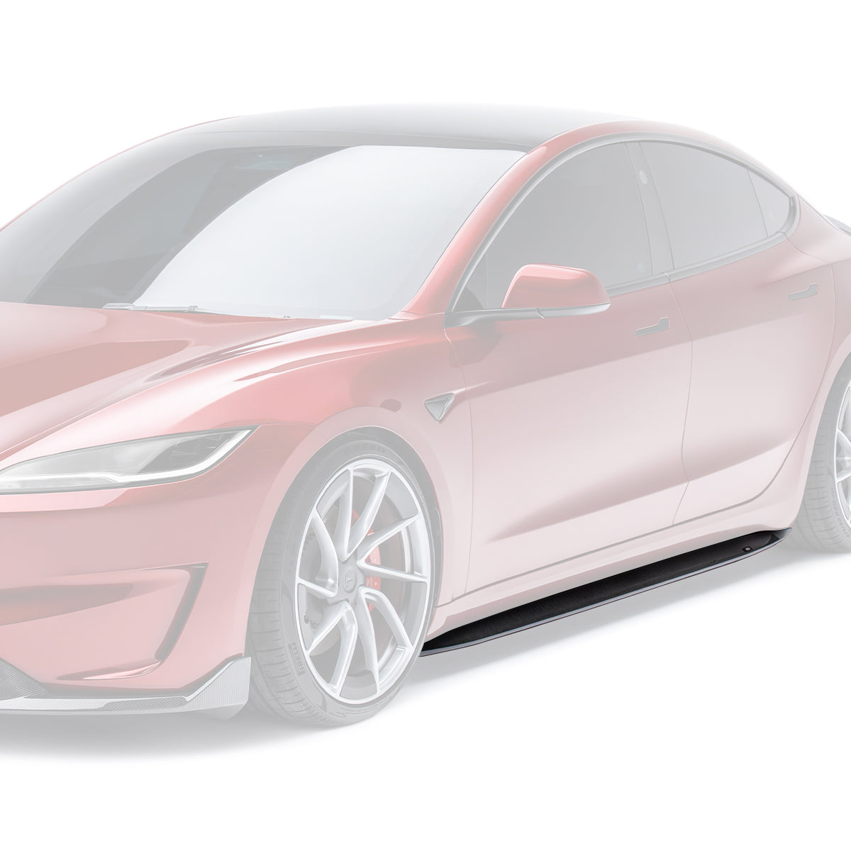 TESLA MODEL 3 HIGHLAND & PERFORMANCE カーボンファイバー サイドスカート