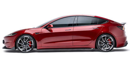 TESLA MODEL 3 HIGHLAND & PERFORMANCE カーボンファイバー サイドスカート