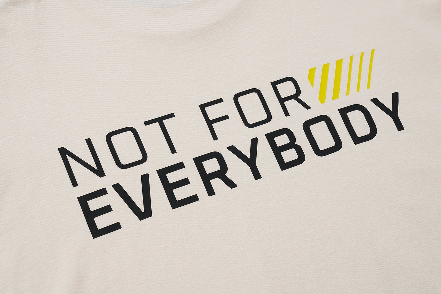 NOT FOR EVERYBODY Tシャツ - 綿素材