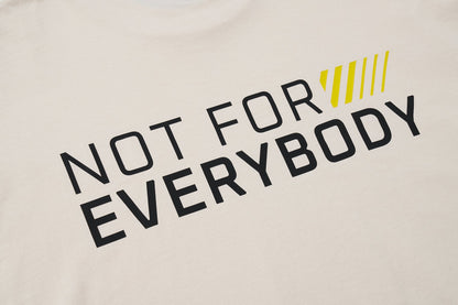 NOT FOR EVERYBODY Tシャツ - 綿素材