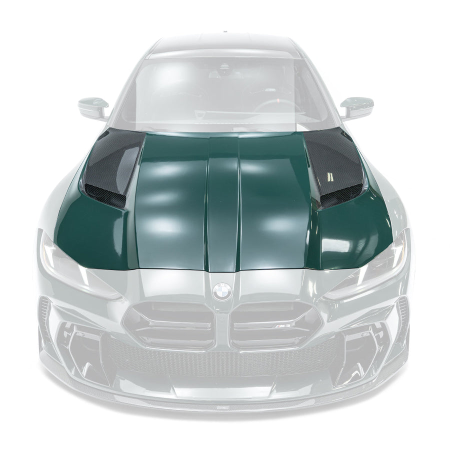 BMW G8X M3 / M4 プリプレグ フード V2