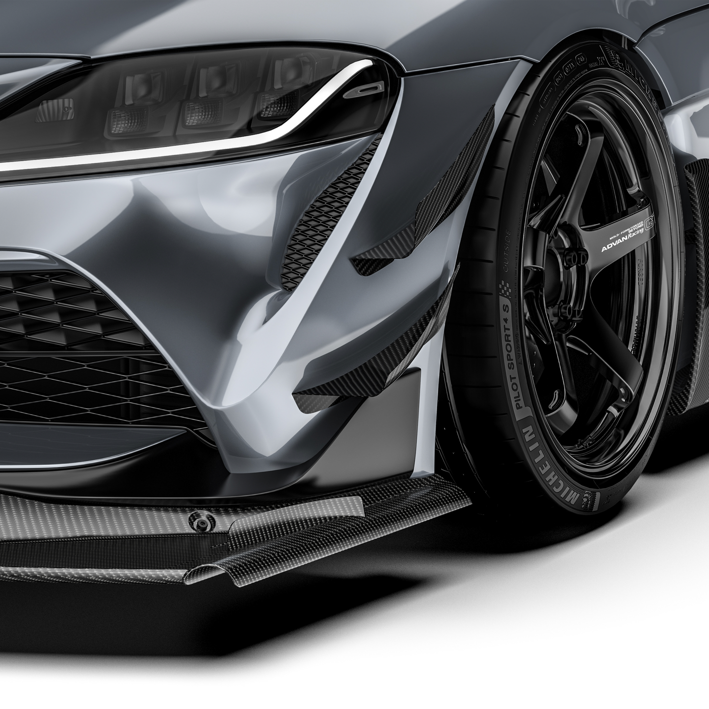TOYOTA GR SUPRA ARD プリプレグ カナード（ストックバンパー）