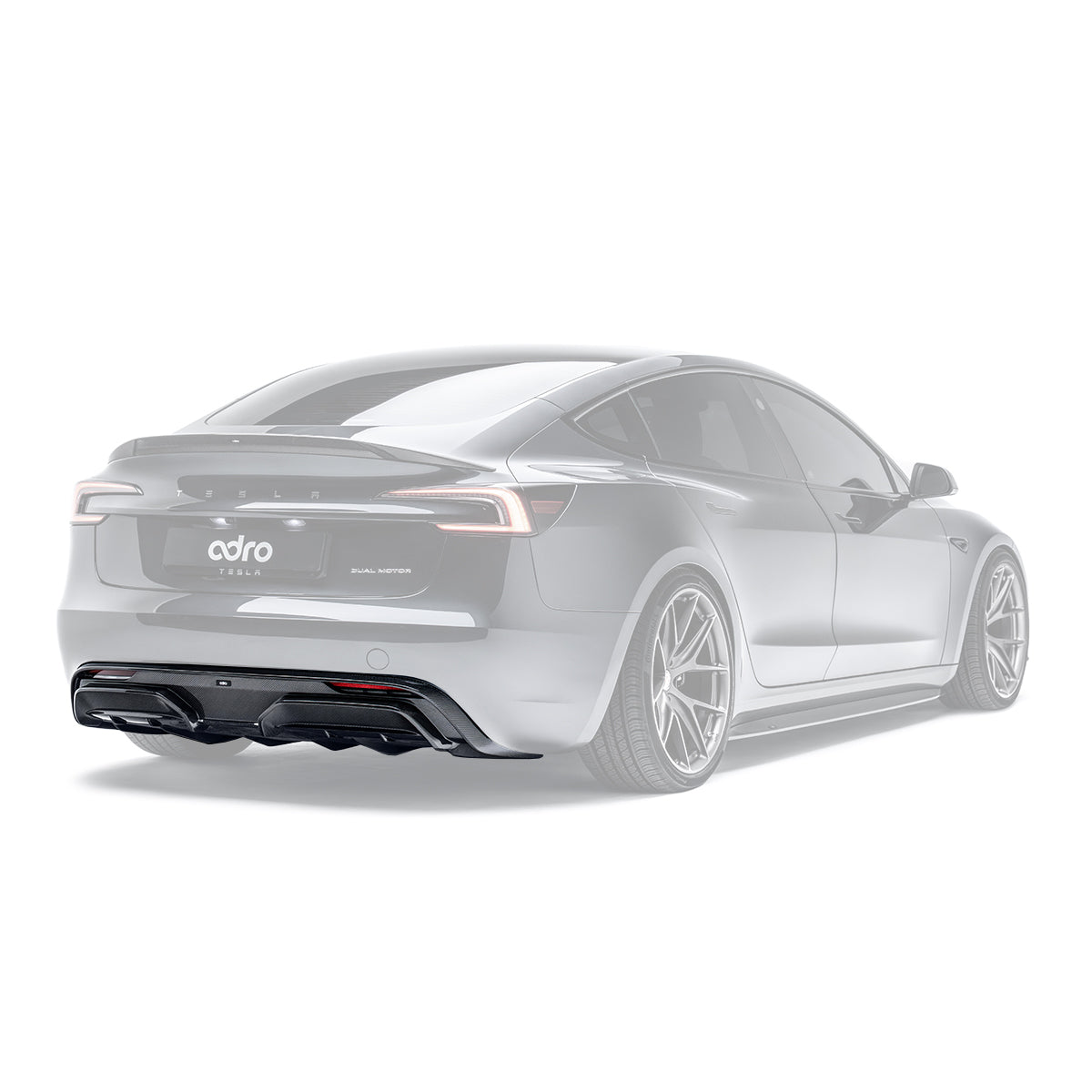 TESLA MODEL 3 HIGHLAND カーボンファイバー リアディフューザー