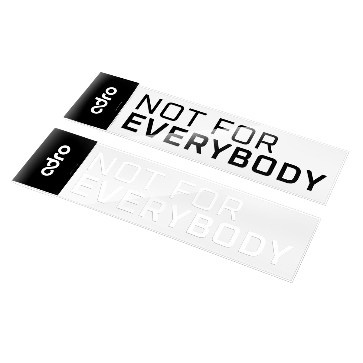 NOT FOR EVERYBODY（二段）デカール
