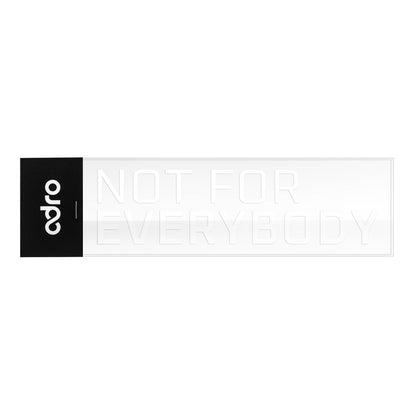 NOT FOR EVERYBODY（二段）デカール