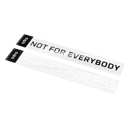 NOT FOR EVERYBODY デカール